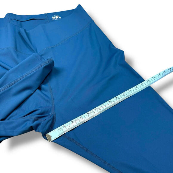 Madewell MWL Women 3X Plus Form Active Leggings Hematite Blue High Rise Cropped - Picture 9 of 9